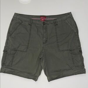Merona Cargo Shorts Regular Rise American Tan Olive Men’s size 16